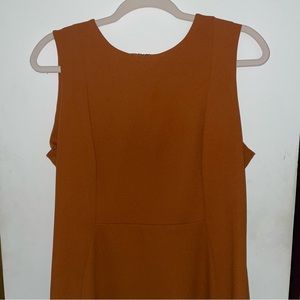 Burnt orange sheath Calvin Klein dress